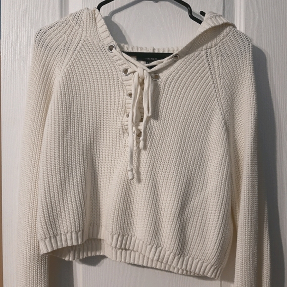Cropped knitted sweater - Picture 1 of 2